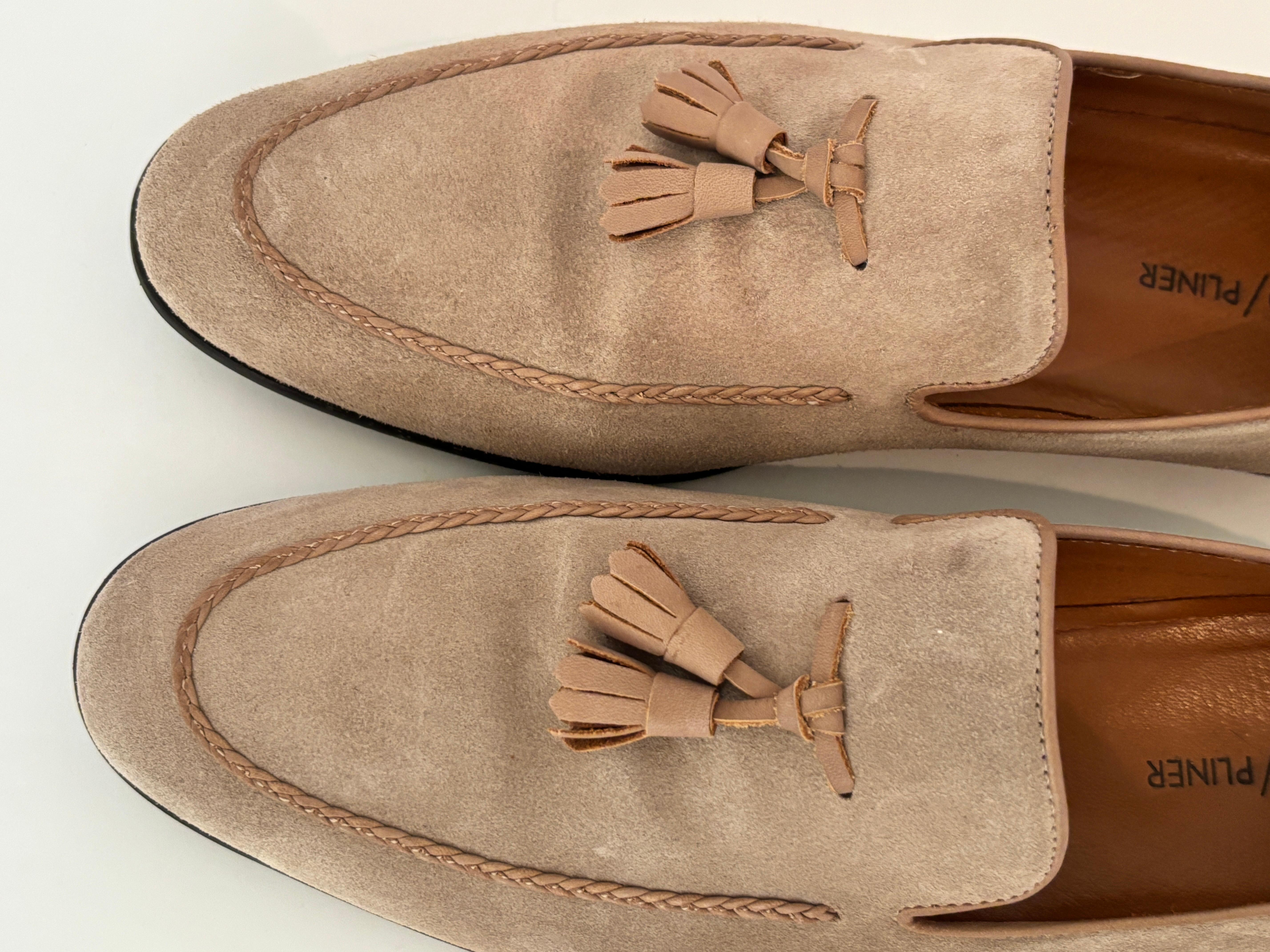 Donald Pliner Aaron Wildleder Quaste Loafers Größe US 10 im Angebot 1