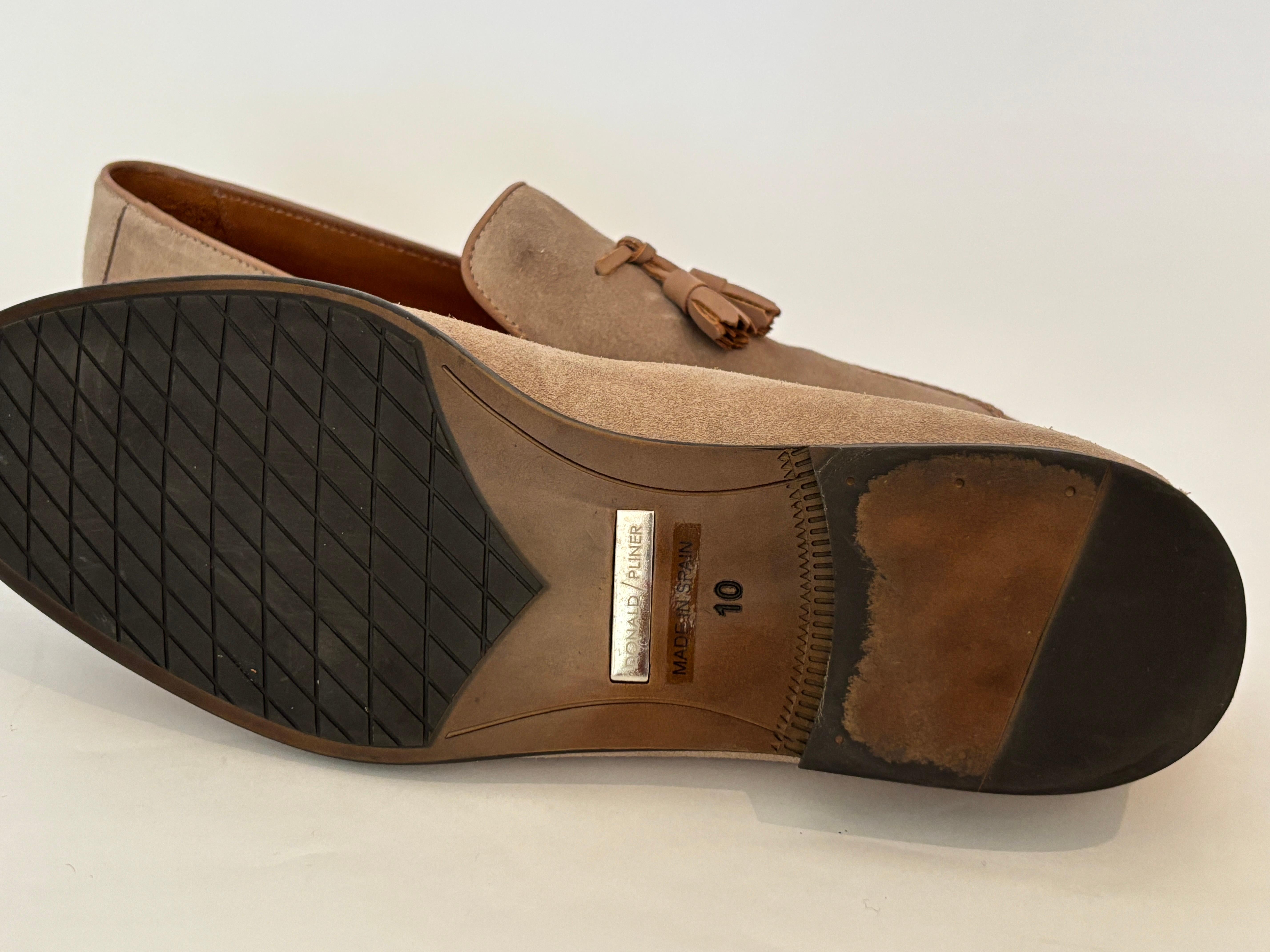 Donald Pliner Aaron Wildleder Quaste Loafers Größe US 10 im Angebot 6