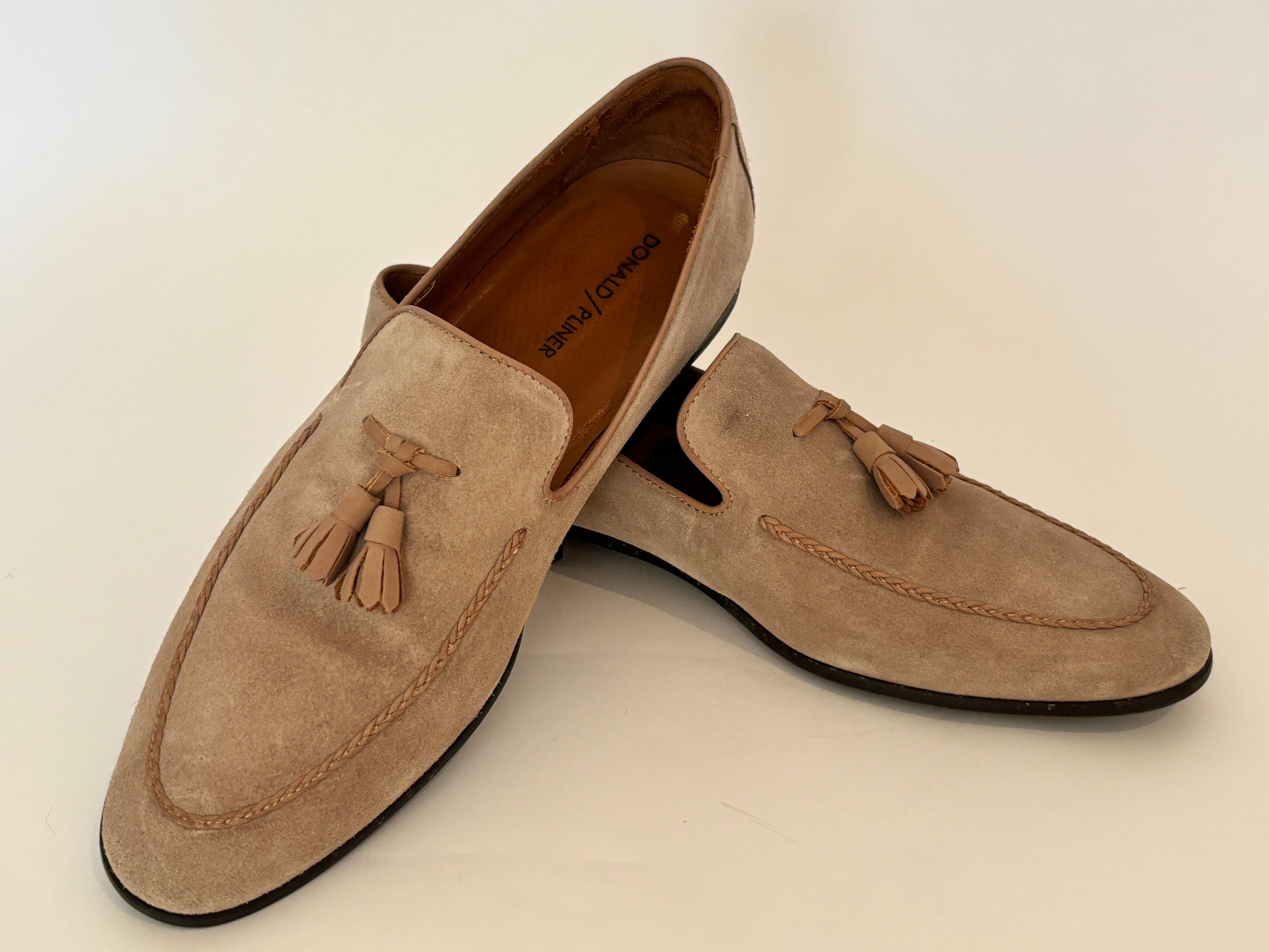 Donald Pliner Aaron Wildleder Quaste Loafers Größe US 10 im Angebot 5