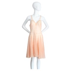 Vintage 1950's Peach Dress Slip 1950's Vanity Fair Lingerie UK 10-12 US 6-8