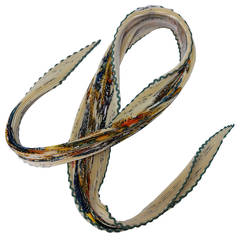 Rare, Discontinued Hermes Plissé Scarf