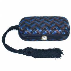 Bottega Veneta Tri-Color Silk Knot Bag