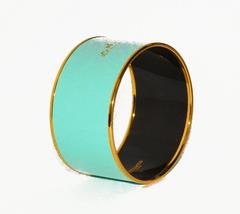 Pop of Color! Hermes Enamel Wide Bangle