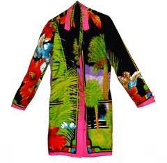 Fabulous Vintage Gianni Versace Silk Print Jacket