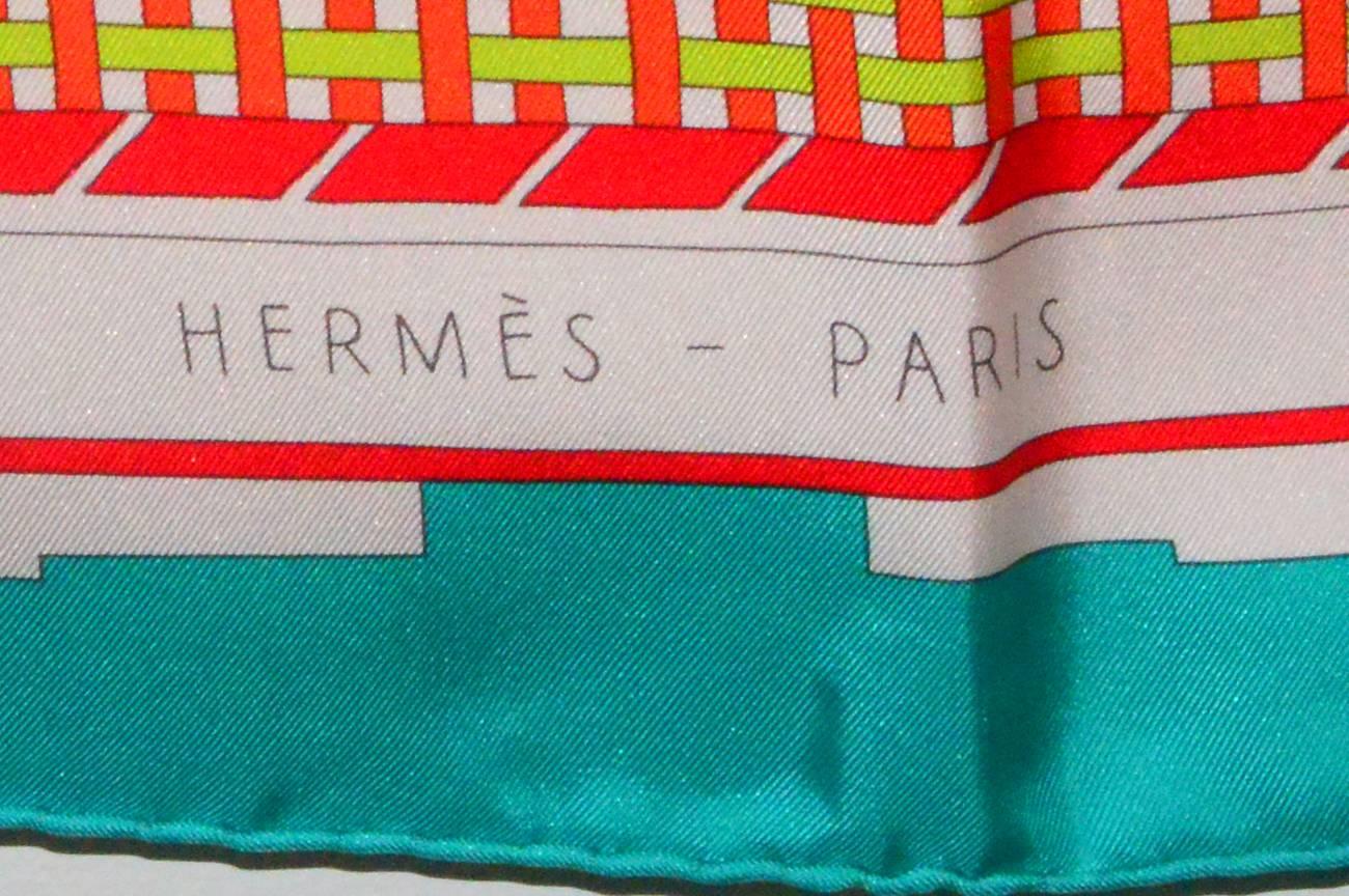 Gorgeous Hermes scarf, 35