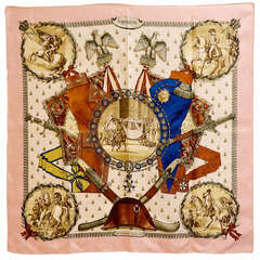 Sensational Hermes Napoleon Silk Scarf