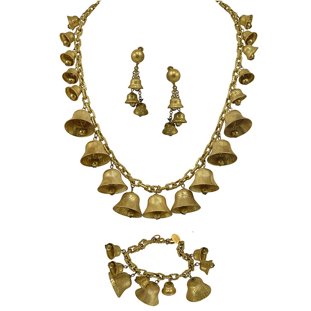 Fabulous Miriam Haskell Bell Parure