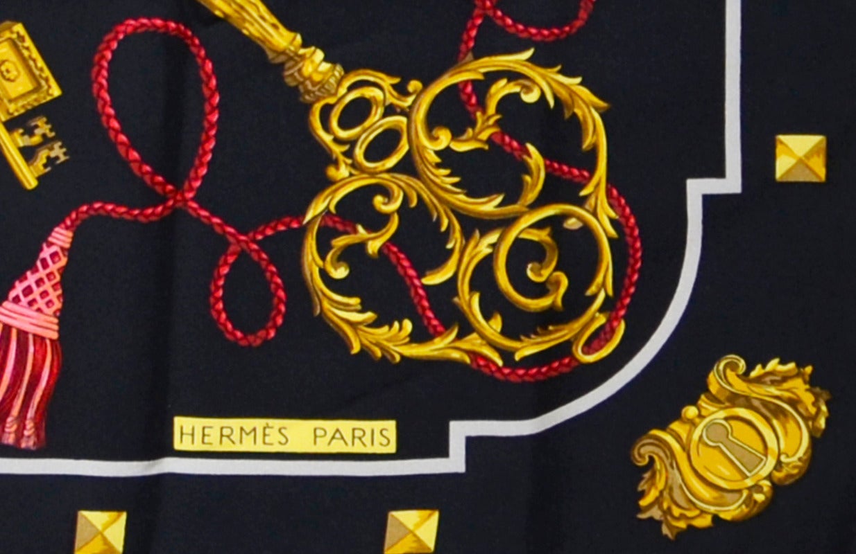 hermes scarf keys