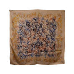 Gorgeous Hermes Indian Dust Scarf