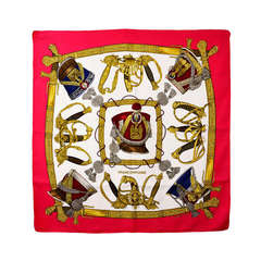 Hermes Grand Uniforme Silk Scarf