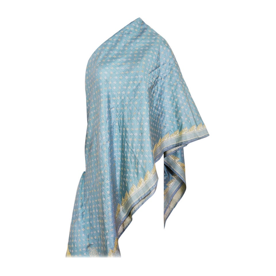 Amazing Virginia Witbeck Silk Shawl Wrap For Sale