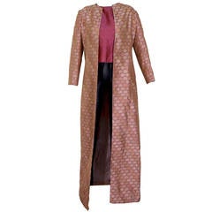 Glorious Virginia Witbeck Banaris Silk Coat with Coordinating Shell Top 7