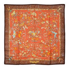 Magnificent Hermes Silk Scarf