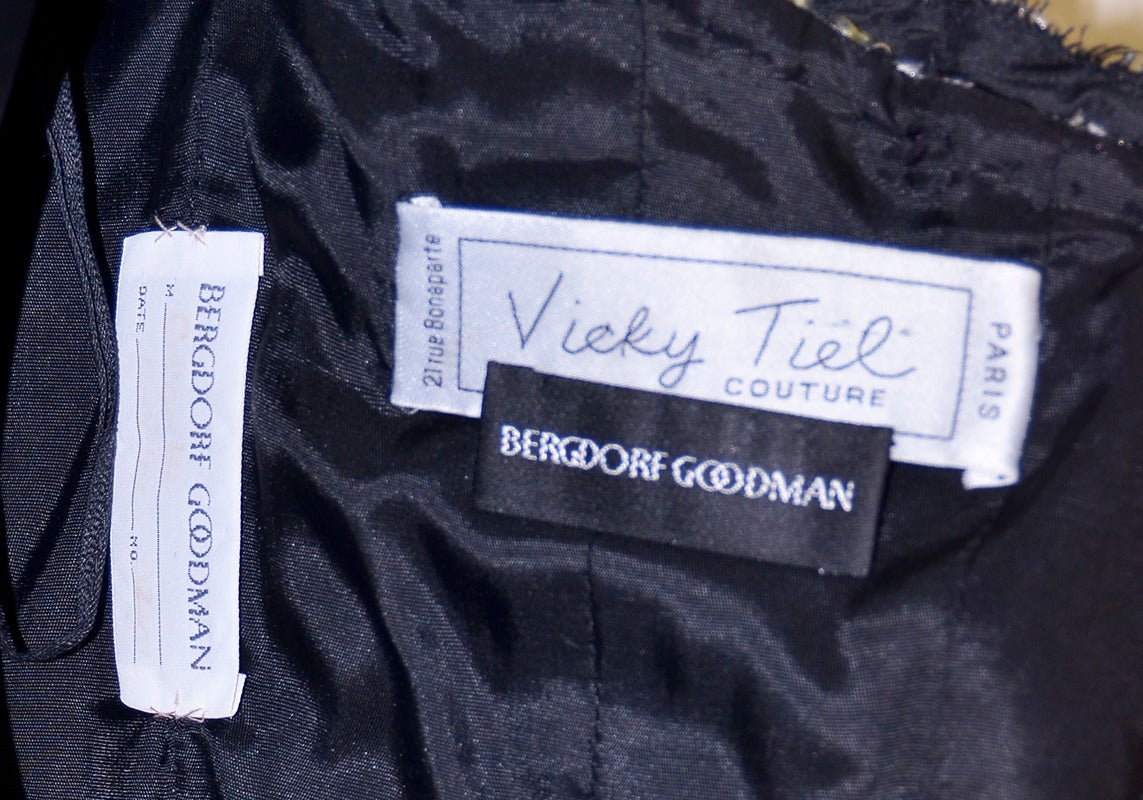 Amazing Vicky Tiel Gown In Excellent Condition In Teaneck, NJ