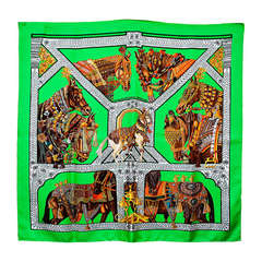 Gorgeous Hermes Equestrian Scarf