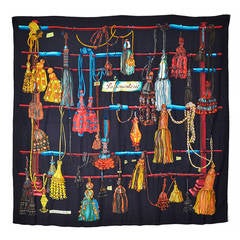 Classic Hermes a Cashmere Silk Shawl