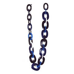 Fabulous Hermes Lacquer Link Necklace