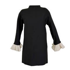 So Chic!!! Valentino Top with Ruffled Cuffs 6