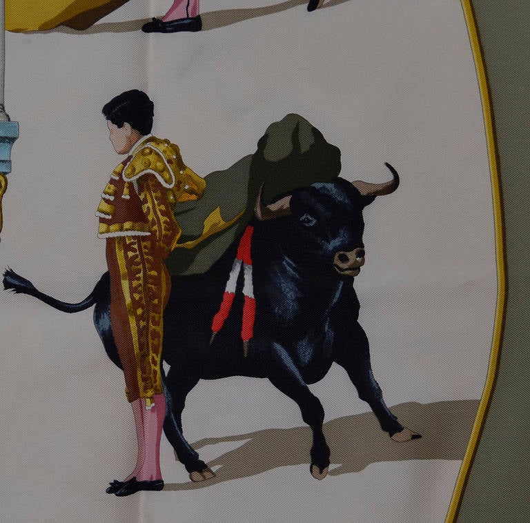 Hermes Plaza de Toros Silk Scarf 2