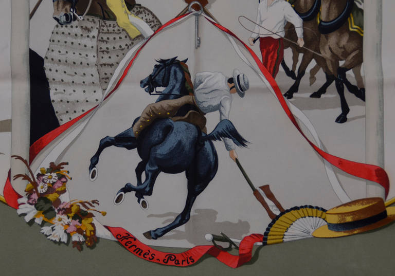 Hermes Plaza de Toros Silk Scarf 4