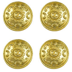 Rare Set of 4 Iconic Chanel Buttons 8