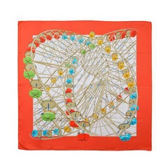 Gorgeous Hermes Grande Roué Rollicoaster Scarf