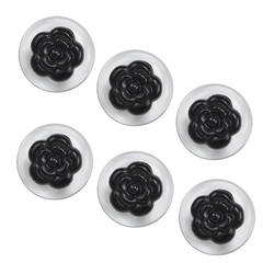 Fabulous Chanel Resin Buttons with Camillia Center 12