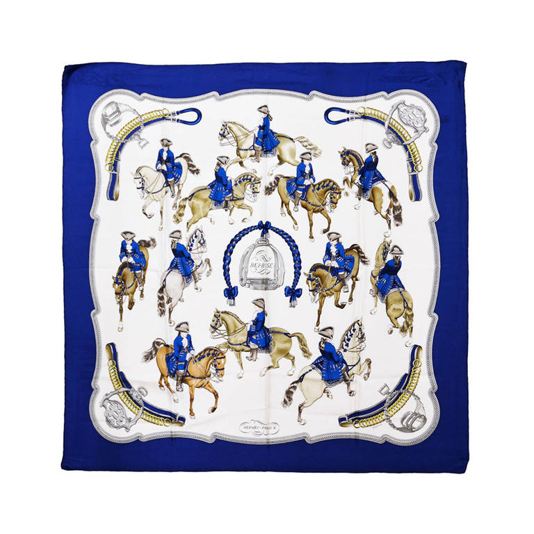 Iconic Hermes Reprise Silk Scarf at 1stDibs