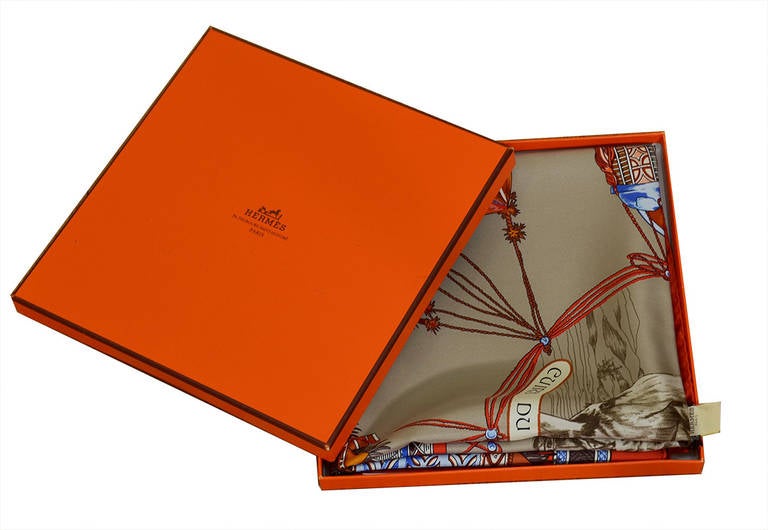 Hermes Cuirs du Desert Silk Scarf 3