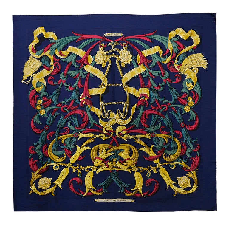 Gorgeous Hermes Silk Scarf