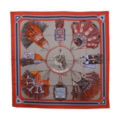 Hermes Cuirs du Desert Silk Scarf