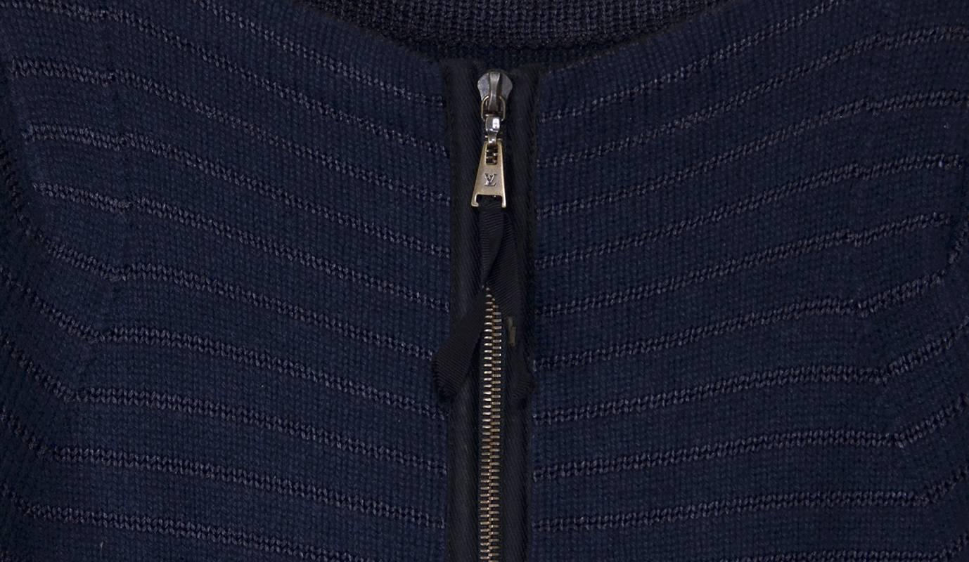 Black Louis Vuitton Navy Sweater 6/8