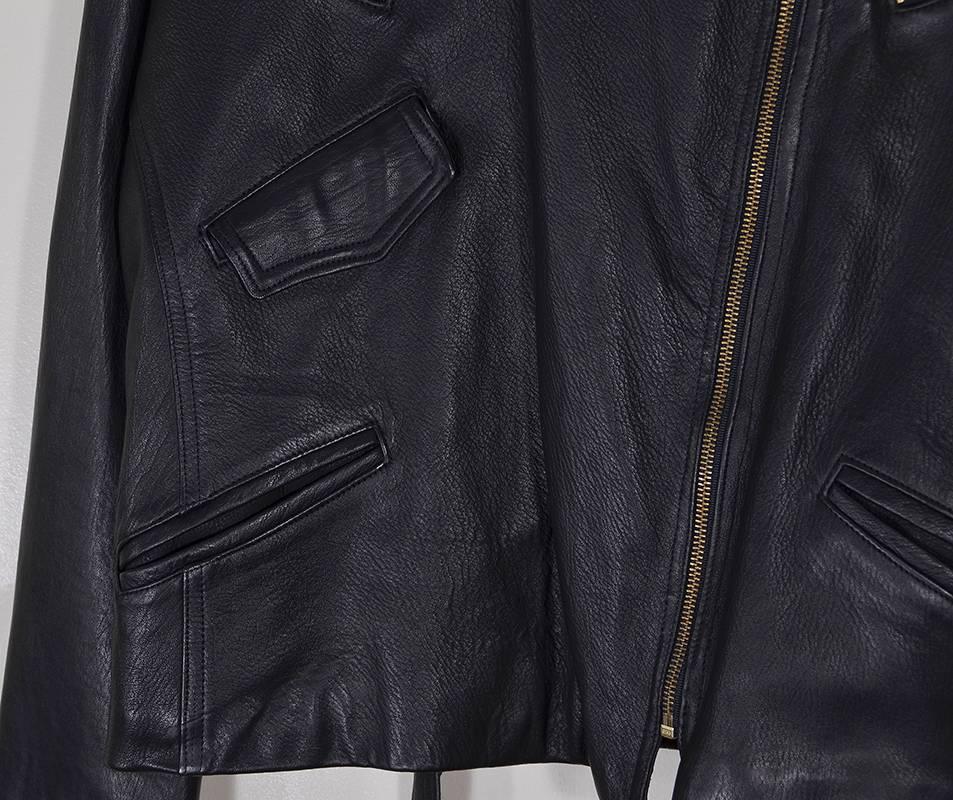 vintage dkny leather jacket