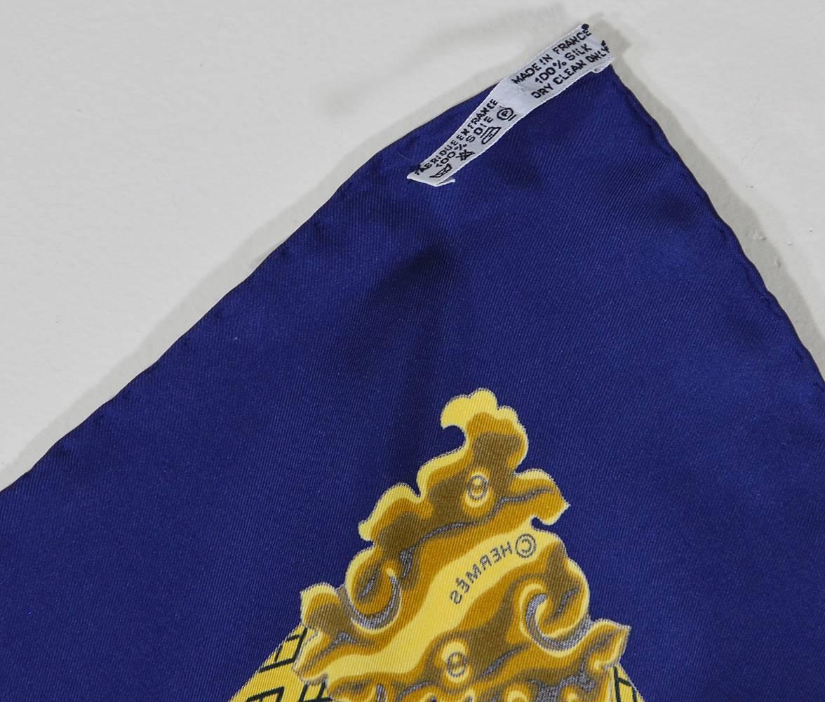 Splendido foulard di seta Hermes Nikko 35