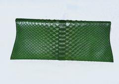 VBH Green Python Clutch