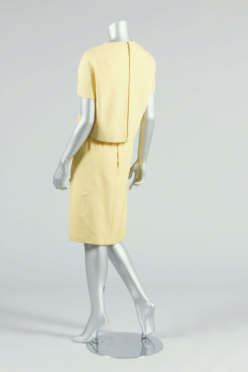 1950s Christian Dior Numbered Cocktail Dress made for the Duchess of Argyll  In Good Condition For Sale In London, UK
