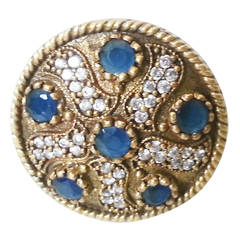 Antique Sapphire Dress Ring presented to Jacqueline Kennedy in India in 1962