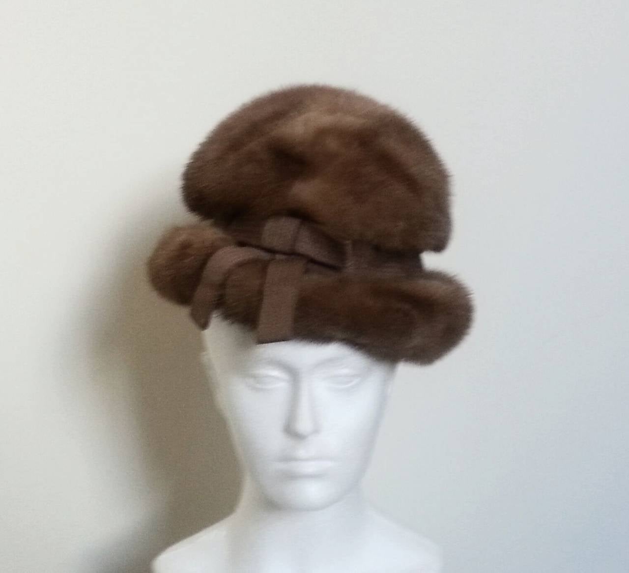 dior fur hat