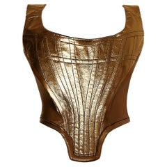 Vivienne Westwood Iconic Gold Corset Rare Red Label