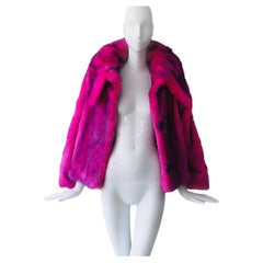 Thierry Mugler Phenomenal Rare 1985/86 Faux Fur Coat Jacket