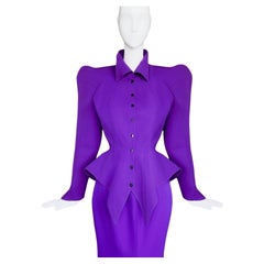 Iconic Thierry Mugler LES INFERNALES Suit 1988/89 Jacket Skirt