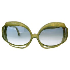 Vintage Iconic 1970s Christian Dior Sunglasses 2026 60s 70s Jade Optyl Oversize