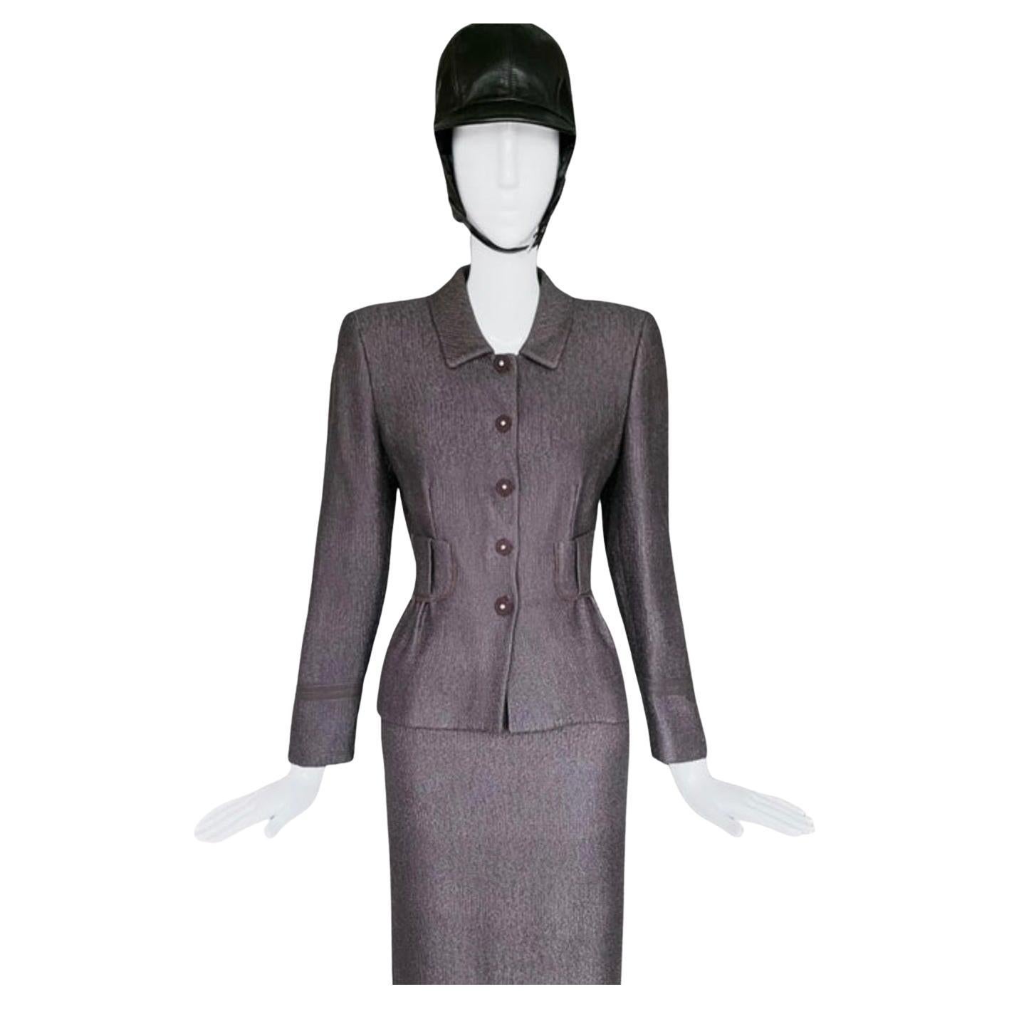 Abito con gonna di Prada 2000 Giacca e gonna di lana elegante