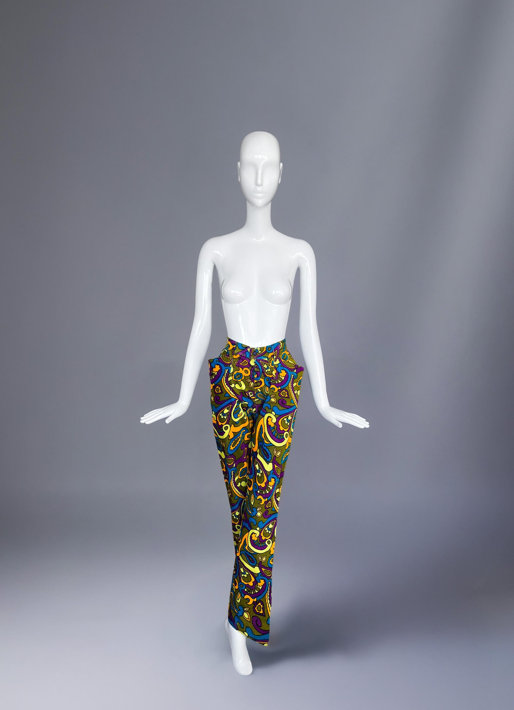 Donna Pantaloni Thierry Mugler, FW 1985 Pantaloni Raro Pezzo da Passerella in vendita