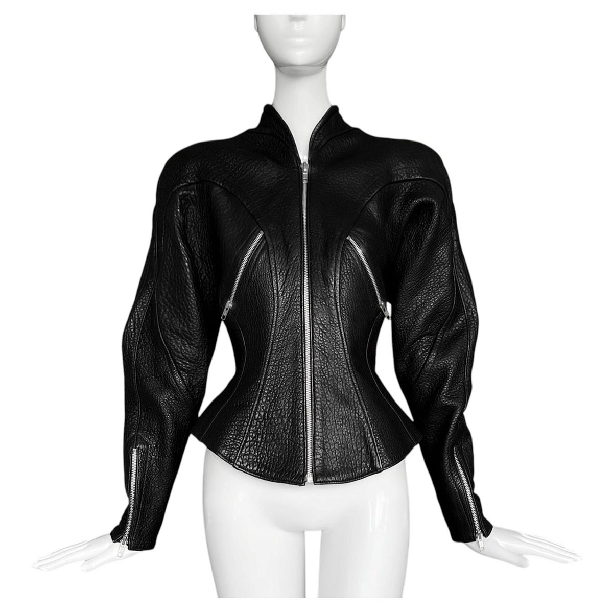 Thierry Mugler Biker Bride Leather Jacket