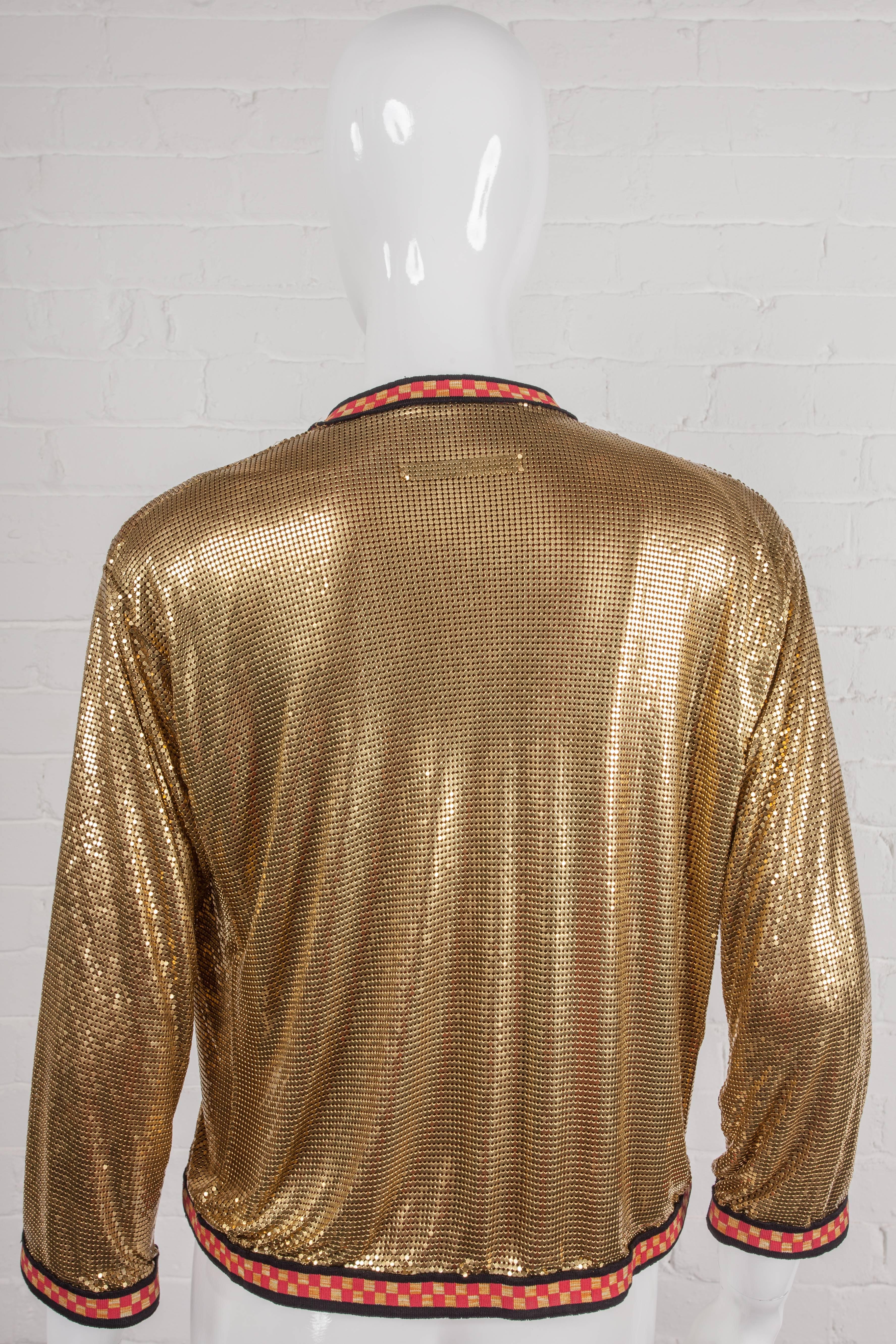 Women's 1991 Gaultier “The Couple – Adam and Eve, Today’s Rastas” metal chainmail jacket For Sale