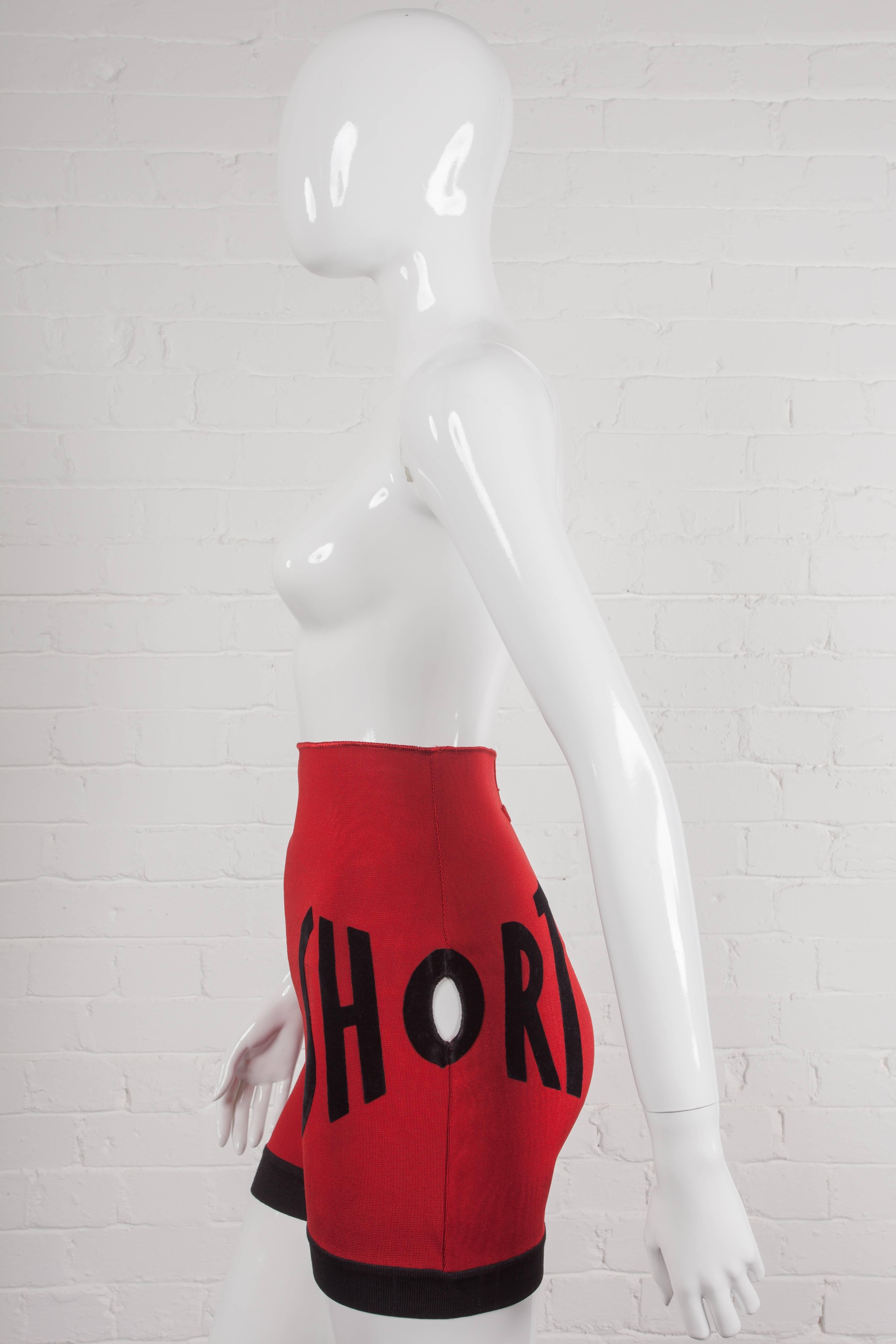 Jean Paul Gaultier 1990 'Les Rap'Pieuses' high waisted shorts In New Condition For Sale In London, GB