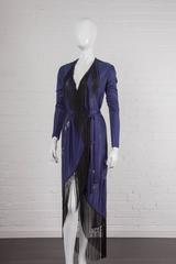 Gaultier 1989 “Around the World in 168 Outfits” Kimono-style embroidery gown