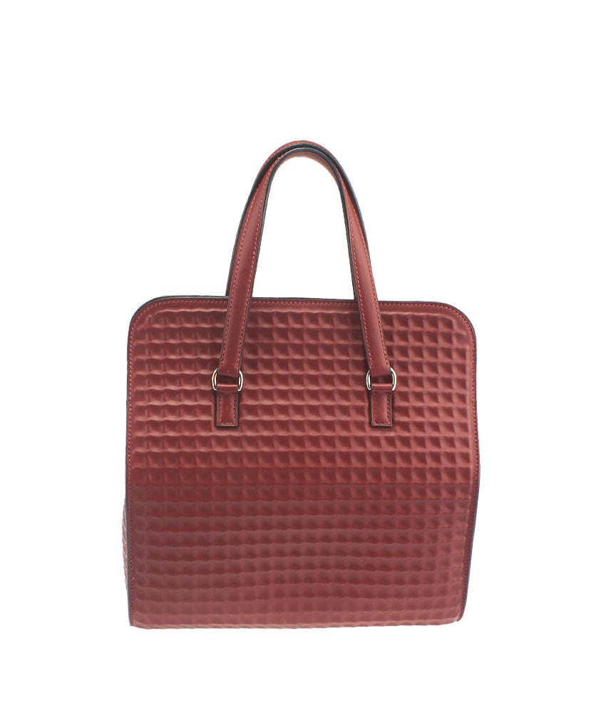 2003 Hermes Dark Red Casa Leather Sac Toolbox 25 Shoulder Tote In Excellent Condition For Sale In Bala Cynwyd, PA