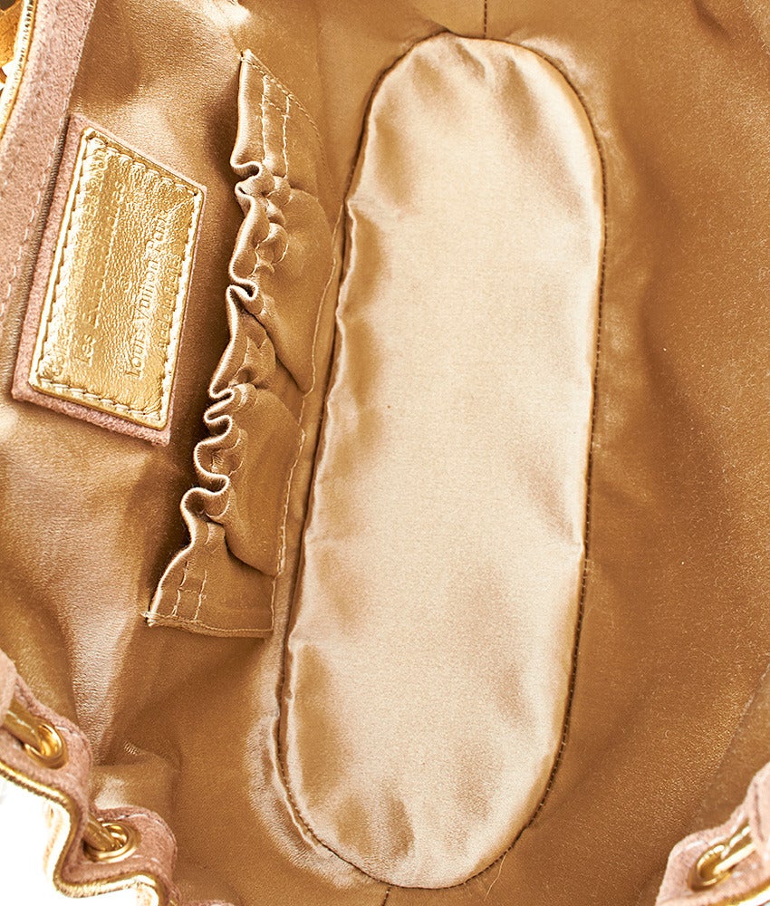 2004 Louis Vuitton Rare Rose Monogram Theda PM Swarovski Strass Handbag For Sale 1